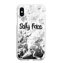 Чехол iPhone XS Max матовый Sally Face white graphite, цвет: 3D-белый