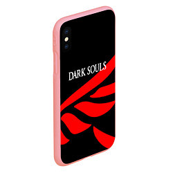 Чехол iPhone XS Max матовый Dark souls game wings, цвет: 3D-баблгам — фото 2