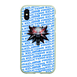 Чехол iPhone XS Max матовый Kojima x witcher