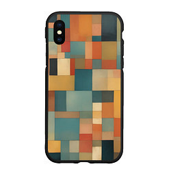 Чехол iPhone XS Max матовый Inspired by Paul Klee, цвет: 3D-черный