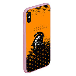 Чехол iPhone XS Max матовый Death Stranding game studio, цвет: 3D-розовый — фото 2