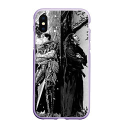 Чехол iPhone XS Max матовый Berserk and Miyamoto Musashi