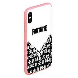 Чехол iPhone XS Max матовый Fortnite japan game, цвет: 3D-баблгам — фото 2