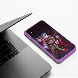 Чехол iPhone XS Max матовый Мастера меча онлайн - Призрачная пуля, цвет: 3D-фиолетовый — фото 2