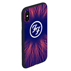 Чехол iPhone XS Max матовый Foo Fighters red energy, цвет: 3D-черный — фото 2