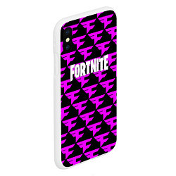 Чехол iPhone XS Max матовый Fortnite faze clan, цвет: 3D-белый — фото 2