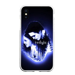 Чехол iPhone XS Max матовый Twilight Bella and Edward