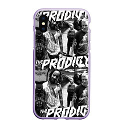 Чехол iPhone XS Max матовый The Prodigy, цвет: 3D-светло-сиреневый