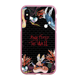 Чехол iPhone XS Max матовый Pink Floyd: The Wall, цвет: 3D-розовый