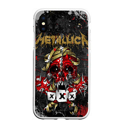 Чехол iPhone XS Max матовый Metallica XXX