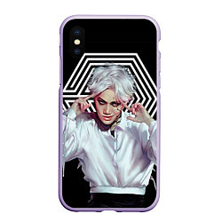 Чехол iPhone XS Max матовый EXO Geometry