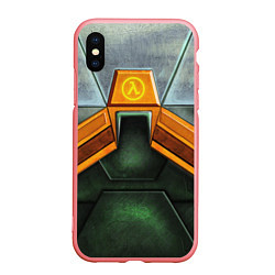 Чехол iPhone XS Max матовый Gordon Freeman: Costume, цвет: 3D-баблгам