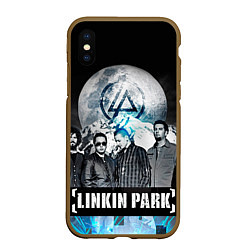 Чехол iPhone XS Max матовый Linkin Park: Moon