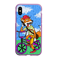 Чехол iPhone XS Max матовый Drop Dead: Wild Fox