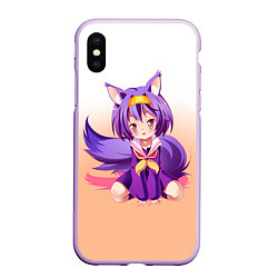 Чехол iPhone XS Max матовый No Game No Life