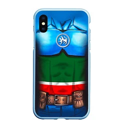 Чехол iPhone XS Max матовый Капитан Татарстан