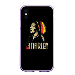 Чехол iPhone XS Max матовый Bob Marley