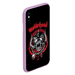 Чехол iPhone XS Max матовый Motorhead, цвет: 3D-сиреневый — фото 2