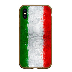 Чехол iPhone XS Max матовый Italian, цвет: 3D-коричневый