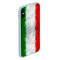 Чехол iPhone XS Max матовый Italian, цвет: 3D-голубой — фото 2