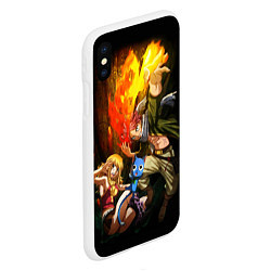 Чехол iPhone XS Max матовый Fairy tail, цвет: 3D-белый — фото 2