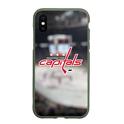 Чехол iPhone XS Max матовый Washington Capitals