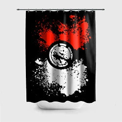 Шторка для ванной Pokeball