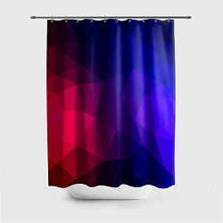 Шторка для ванной Red&Blue