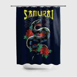 Шторка для ванной Samurai Snake