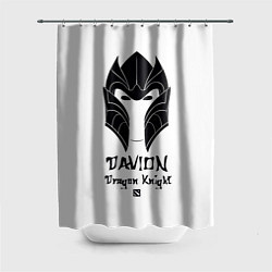 Шторка для душа Davion: Dragon Knight, цвет: 3D-принт