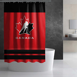 Шторка для душа Canada Team, цвет: 3D-принт — фото 2