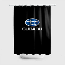 Шторка для душа Subaru - emblem, цвет: 3D-принт