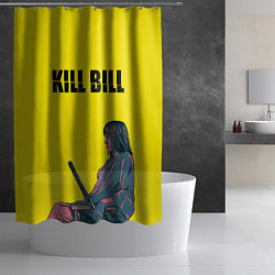Шторка для душа Kill Bill, цвет: 3D-принт — фото 2