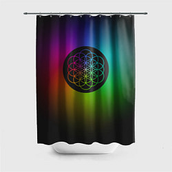 Шторка для душа Coldplay Colour, цвет: 3D-принт