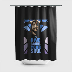 Шторка для ванной Give Grohl Your Soul