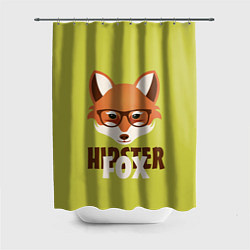 Шторка для ванной Hipster Fox