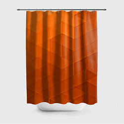 Шторка для душа Orange abstraction, цвет: 3D-принт