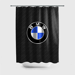 Шторка для душа BMW CARBON БМВ КАРБОН, цвет: 3D-принт