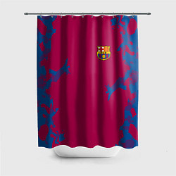 Шторка для душа FC Barcelona: Purple Original, цвет: 3D-принт