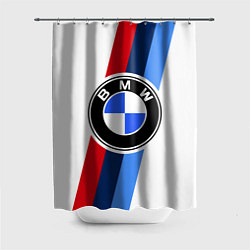 Шторка для ванной BMW M: White Sport