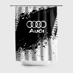 Шторка для ванной Audi: Black Spray