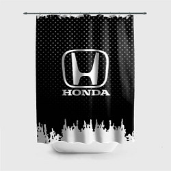 Шторка для душа Honda: Black Side, цвет: 3D-принт