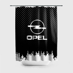 Шторка для душа Opel: Black Side, цвет: 3D-принт
