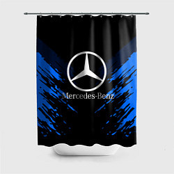 Шторка для ванной Mercedes-Benz: Blue Anger