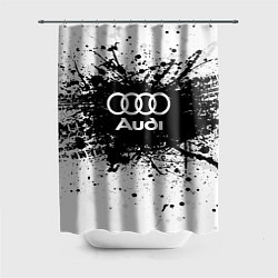 Шторка для ванной Audi: Black Spray
