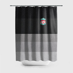 Шторка для ванной ФК Ливерпуль: Серый стиль