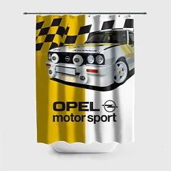 Шторка для душа Opel Motor Sport: Ascona B, цвет: 3D-принт