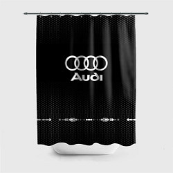 Шторка для душа Audi: Black Abstract, цвет: 3D-принт
