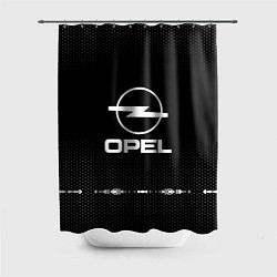 Шторка для ванной Opel: Black Abstract