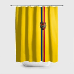 Шторка для ванной Молдавия: лента с гербом